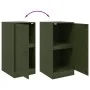 Aparador de acero verde oliva 34,5x39x73 cm by vidaXL, Sideboards - Ref: Foro24-841713, Price: 70,01 €, Discount: %
