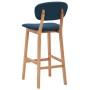 Küchenhocker 2 Einheiten aus blauem Stoff von vidaXL, Küchenhocker - Ref: Foro24-289371, Preis: 166,94 €, Rabatt: %