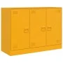 Aparador de acero amarillo mostaza 99x39x73 cm by vidaXL, Sideboards - Ref: Foro24-841724, Price: 159,70 €, Discount: %