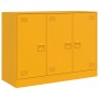 Gelber Senf-Stahlschrank 99x39x73 cm von vidaXL, Sideboards - Ref: Foro24-841724, Preis: 172,27 €, Rabatt: %