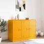 Aparador de acero amarillo mostaza 99x39x73 cm by vidaXL, Sideboards - Ref: Foro24-841724, Price: 159,70 €, Discount: %