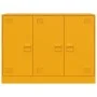 Aparador de acero amarillo mostaza 99x39x73 cm by vidaXL, Sideboards - Ref: Foro24-841724, Price: 159,70 €, Discount: %