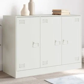 Weißer Stahlschrank 99x39x73 cm von vidaXL, Sideboards - Ref: Foro24-841726, Preis: 157,03 €, Rabatt: %