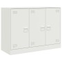 Weißer Stahlschrank 99x39x73 cm von vidaXL, Sideboards - Ref: Foro24-841726, Preis: 162,88 €, Rabatt: %
