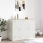 Weißer Stahlschrank 99x39x73 cm von vidaXL, Sideboards - Ref: Foro24-841726, Preis: 162,88 €, Rabatt: %