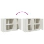 Weißer Stahlschrank 99x39x73 cm von vidaXL, Sideboards - Ref: Foro24-841726, Preis: 162,88 €, Rabatt: %
