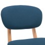 Küchenhocker 2 Einheiten aus blauem Stoff von vidaXL, Küchenhocker - Ref: Foro24-289371, Preis: 166,94 €, Rabatt: %