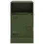 Mesitas de noche 2 unidades acero verde oliva 34,5x39x62 cm de vidaXL, Mesitas de noche - Ref: Foro24-841772, Precio: 95,51 €...