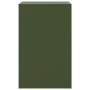 Mesitas de noche 2 unidades acero verde oliva 34,5x39x62 cm de vidaXL, Mesitas de noche - Ref: Foro24-841772, Precio: 96,40 €...