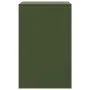 Mesitas de noche 2 unidades acero verde oliva 34,5x39x62 cm de vidaXL, Mesitas de noche - Ref: Foro24-841772, Precio: 95,51 €...