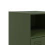 Nachttische, 2 Stück, Olivengrünes Stahl, 34,5x39x62 cm. von vidaXL, Nachttische - Ref: Foro24-841772, Preis: 96,45 €, Rabatt: %