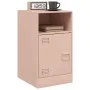 Mesitas de noche 2 unidades acero rosa 34,5x39x62 cm de vidaXL, Mesitas de noche - Ref: Foro24-841766, Precio: 95,51 €, Descu...