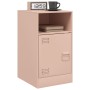 Nachttische, 2 Stück, rosa Stahl, 34,5x39x62 cm. von vidaXL, Nachttische - Ref: Foro24-841766, Preis: 96,45 €, Rabatt: %