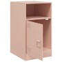 Nachttische, 2 Stück, rosa Stahl, 34,5x39x62 cm. von vidaXL, Nachttische - Ref: Foro24-841766, Preis: 96,45 €, Rabatt: %