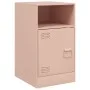 Mesitas de noche 2 unidades acero rosa 34,5x39x62 cm de vidaXL, Mesitas de noche - Ref: Foro24-841766, Precio: 95,51 €, Descu...