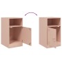 Nachttische, 2 Stück, rosa Stahl, 34,5x39x62 cm. von vidaXL, Nachttische - Ref: Foro24-841766, Preis: 96,45 €, Rabatt: %