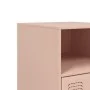 Mesitas de noche 2 unidades acero rosa 34,5x39x62 cm de vidaXL, Mesitas de noche - Ref: Foro24-841766, Precio: 95,51 €, Descu...