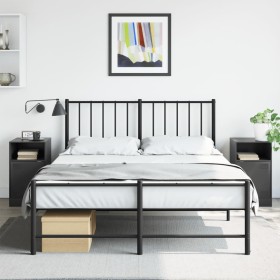 Nachttische, 2 Stück, Schwarzstahl, 34,5x39x62 cm. von vidaXL, Nachttische - Ref: Foro24-841764, Preis: 90,65 €, Rabatt: %