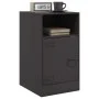 Mesitas de noche 2 unidades acero negro 34,5x39x62 cm de vidaXL, Mesitas de noche - Ref: Foro24-841764, Precio: 89,78 €, Desc...