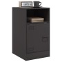 Nachttische, 2 Stück, Schwarzstahl, 34,5x39x62 cm. von vidaXL, Nachttische - Ref: Foro24-841764, Preis: 90,65 €, Rabatt: %
