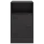 Mesitas de noche 2 unidades acero negro 34,5x39x62 cm de vidaXL, Mesitas de noche - Ref: Foro24-841764, Precio: 89,78 €, Desc...
