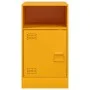 Mesitas de noche 2 uds acero amarillo mostaza 34,5x39x62 cm by vidaXL, Nightstands - Ref: Foro24-841770, Price: 94,96 €, Disc...