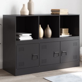 Aparador de acero negro 99x39x73 cm by vidaXL, Sideboards - Ref: Foro24-841787, Price: 146,71 €, Discount: %
