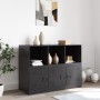 Schwarzer Stahlschrank 99x39x73 cm von vidaXL, Sideboards - Ref: Foro24-841787, Preis: 146,71 €, Rabatt: %