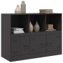 Schwarzer Stahlschrank 99x39x73 cm von vidaXL, Sideboards - Ref: Foro24-841787, Preis: 146,71 €, Rabatt: %