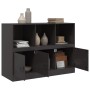 Schwarzer Stahlschrank 99x39x73 cm von vidaXL, Sideboards - Ref: Foro24-841787, Preis: 146,71 €, Rabatt: %