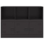 Schwarzer Stahlschrank 99x39x73 cm von vidaXL, Sideboards - Ref: Foro24-841787, Preis: 146,71 €, Rabatt: %