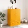 Aparador de acero amarillo mostaza 67x39x95 cm de vidaXL, Aparadores - Ref: Foro24-841808, Precio: 171,41 €, Descuento: %