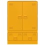 Aparador de acero amarillo mostaza 67x39x95 cm by vidaXL, Sideboards - Ref: Foro24-841808, Price: 173,66 €, Discount: %