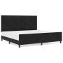 Estructura de cama con cabecera Negro 200 x 200 cm Terciopelo en Camas y somieres | Comprar online en Foro24