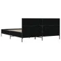 Bettgestell aus Holzwerkstoff und schwarzem Metall, 140 x 200 cm von vidaXL, Betten und Lattenroste - Ref: Foro24-3279997, Pr...