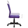 Purple mesh fabric office chair 44x52x100 cm by vidaXL, Office chairs - Ref: Foro24-289517, Price: 69,84 €, Discount: %