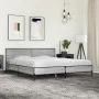 Sonoma-graues Metall-Holzwerkstoff-Bettgestell, 200 x 200 cm von vidaXL, Betten und Lattenroste - Ref: Foro24-3280020, Preis:...