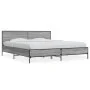 Sonoma gray metal engineered wood bed frame 180x200 cm by vidaXL, Beds and slatted bases - Ref: Foro24-3280015, Price: 165,20...