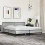 Sonoma gray metal engineered wood bed frame 180x200 cm by vidaXL, Beds and slatted bases - Ref: Foro24-3280015, Price: 165,20...