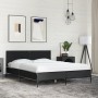 Estructura de cama madera de ingeniería y metal negro 120x190cm de vidaXL, Camas y somieres - Ref: Foro24-3280022, Precio: 14...
