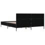 Estructura de cama madera de ingeniería y metal negro 120x190cm de vidaXL, Camas y somieres - Ref: Foro24-3280022, Precio: 14...