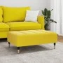Reposapiés de terciopelo amarillo 77x55x31 cm by vidaXL, Ottomans - Ref: Foro24-4007397, Price: 77,05 €, Discount: %