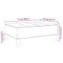 Reposapiés de terciopelo amarillo 77x55x31 cm by vidaXL, Ottomans - Ref: Foro24-4007397, Price: 77,05 €, Discount: %