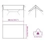 Lona de camping impermeable azul 360x294 cm de vidaXL, Tiendas de campaña - Ref: Foro24-94659, Precio: 41,79 €, Descuento: %