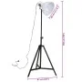 Stehlampe Weiß 25 W E27 61x61x90/150 cm von vidaXL, Lampen - Ref: Foro24-371865, Preis: 72,19 €, Rabatt: %