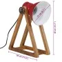 Abgenutzte rote Schreibtischlampe 25 W E27 30x17x40 cm von vidaXL, Lampen - Ref: Foro24-371903, Preis: 28,77 €, Rabatt: %