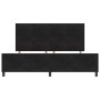 Estructura de cama con cabecera Negro 200 x 200 cm Terciopelo