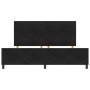 Estructura de cama con cabecera Negro 200 x 200 cm Terciopelo en Camas y somieres | Comprar online en Foro24