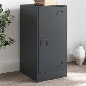 Anrichte aus anthrazitgrauem Stahl 34,5x39x73 cm von vidaXL, Sideboards - Ref: Foro24-841711, Preis: 62,45 €, Rabatt: %