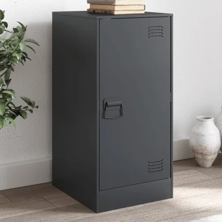 Anrichte aus anthrazitgrauem Stahl 34,5x39x73 cm von vidaXL, Sideboards - Ref: Foro24-841711, Preis: 62,45 €, Rabatt: %